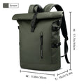 Travel Backpack Woman Fashion Roll-Top Backpack Waterproof School Bag Large Capacity Business Men Laptop Backpack