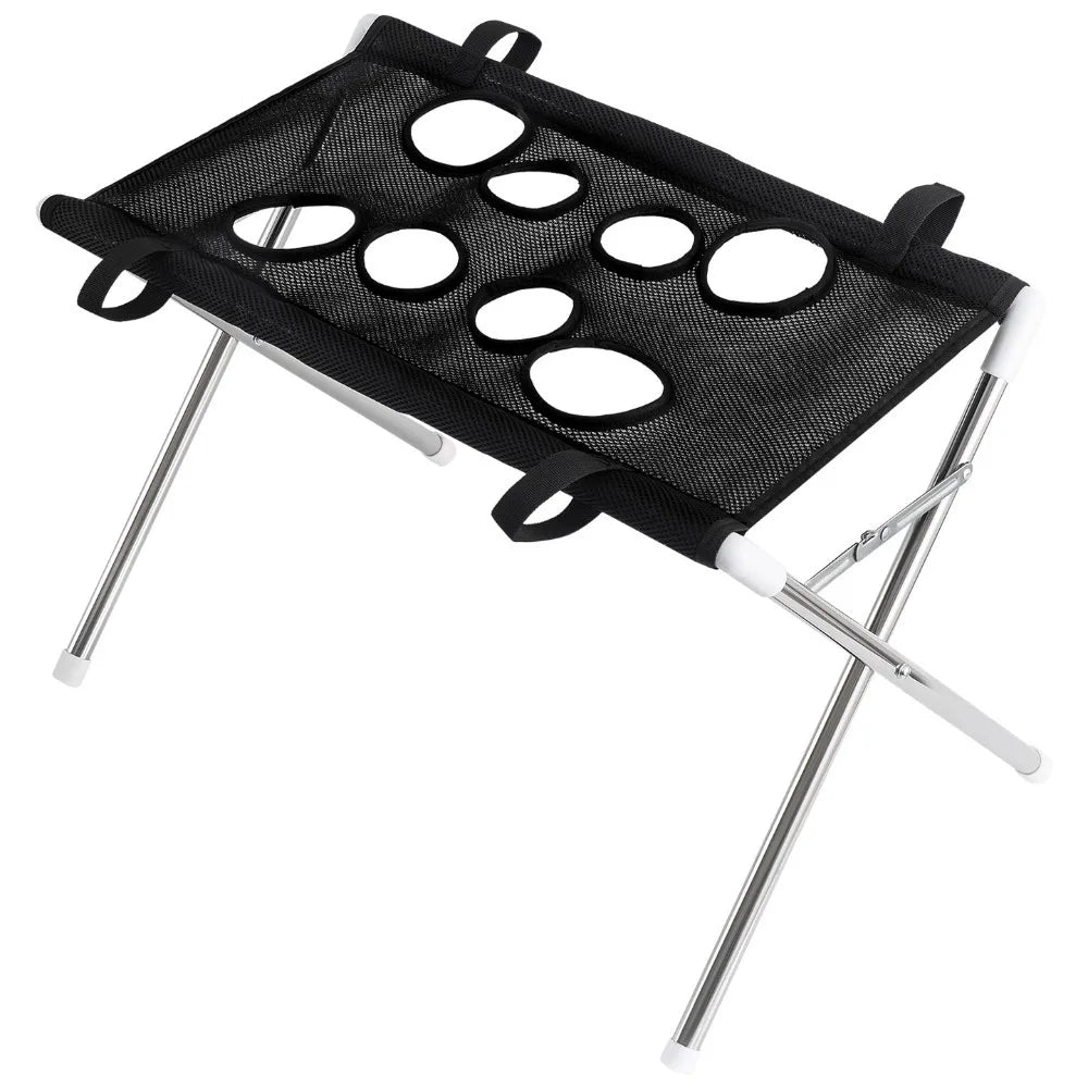 Anti-Scratch Pet Grooming Hammock Adjustable Detachable Pet Restraint Station Sturdy Support Frame Pet Bathing Rack Pet Grooming