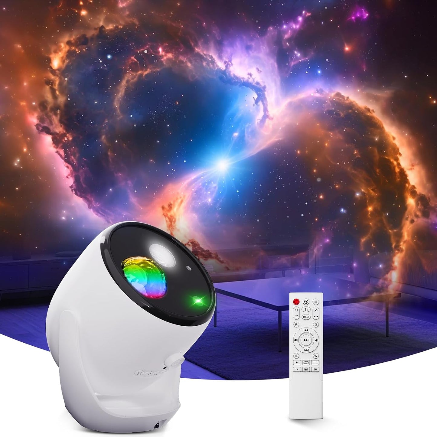3D Star Projector, Galaxy Aurora Planetarium Projector for Bedroom