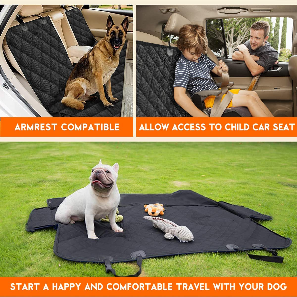 Back Seat Cover for Dogs
